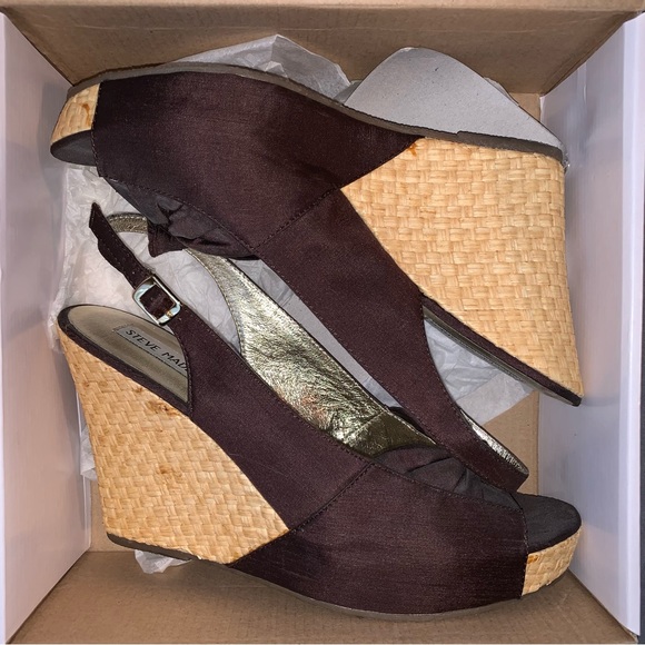 chocolate brown wedge size 10 Steve Madden - Picture 6 of 7